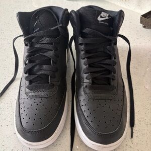 Nike Court Vision Black and White Men's Sneakers
